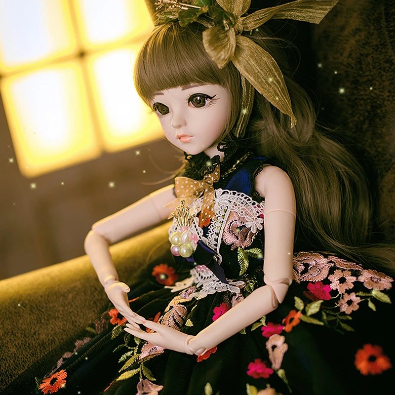 UCanaan 18 шаровых суставов 1/3 23,6 ''BJD SD куклы с одеждой наряд обувь парик волосы макияж для девочек подарок и коллекция кукол - Цвет: Mude