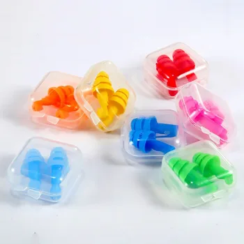 

6 Pairs Reusable Soft Silicone Comfort Sleeping Ear Plugs Waterproof Noise Reduction Protective Earplugs Snoring Swimming Study