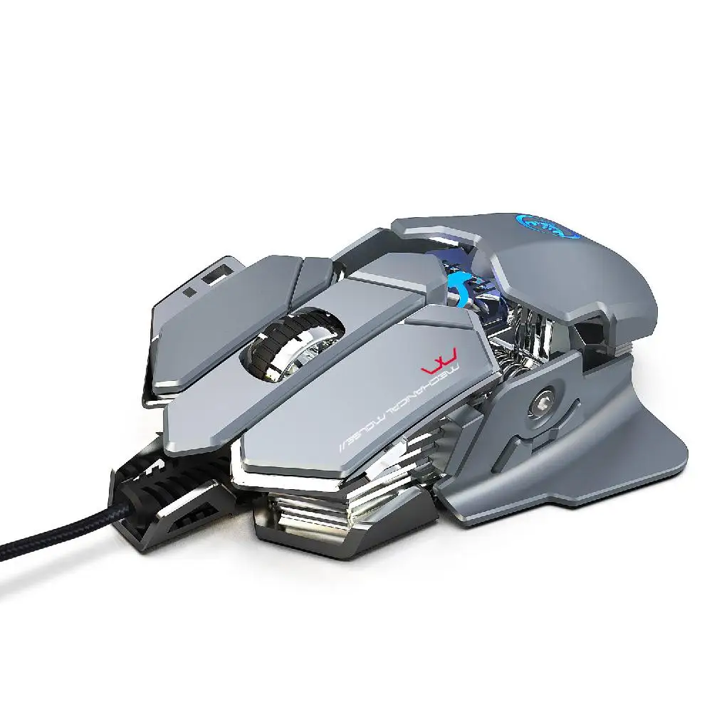 Проводная игровая мышь Проводная 6400 dpi 9 программируемых клавиш компьютерная геймерская мышь