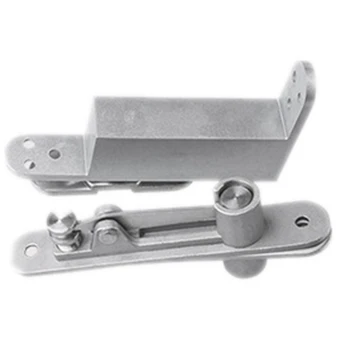 

Stainless Steel Heavy Duty Revolving Door Shaft with Buffer Adjustable Self Close Pivot Positioning Rotating 90 Degree Locked