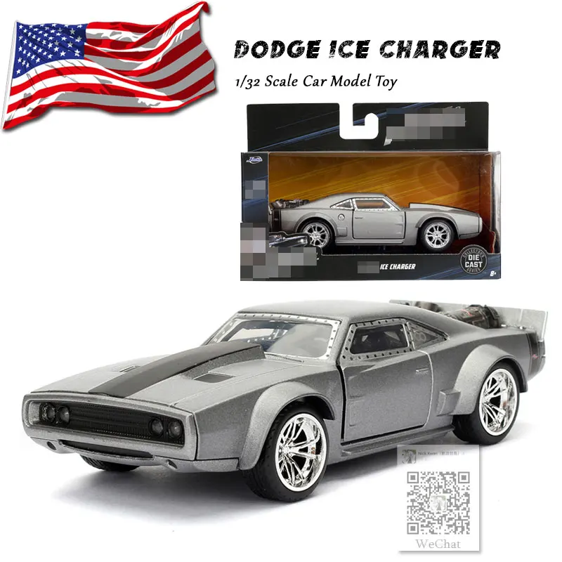 JADA 1/32 масштабная модель автомобиля игрушки Dodge Ice зарядное устройство автомобиль из литого металла модель игрушки для подарка/детей/Коллекция
