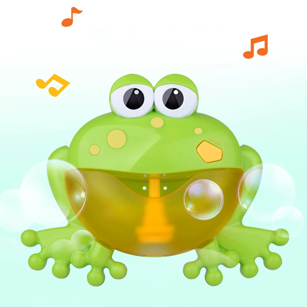 Для детской ванны, плавание игрушка машина для производства пузырьков Frog& крабы лягушки Автоматическая музыку с водными пузырьками под Ванна машина для производства мыла, подарок детям на