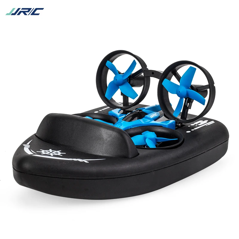 JJRC H36F мини Дрон 3 в 1 водная земля воздух RC вертолет на воздушной подушке Безголовый режим JJRC дистанционное управление игрушечные Квадрокоптеры для детей