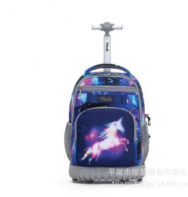 18 inch 18 дюймов, школьный рюкзак на колесиках, сумки для подростков, дорожная сумка на колесиках, Детский рюкзак на колесиках, сумки для школы, сумка на колесиках - Цвет: 18 inch