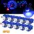 10шт LED Light Car Gauge Speed Dash Bulb Dashboard instrument Light Wedge Interior Lamp B8.5D 509T B8.5 5050 Led 1 SMD T5 Лампа