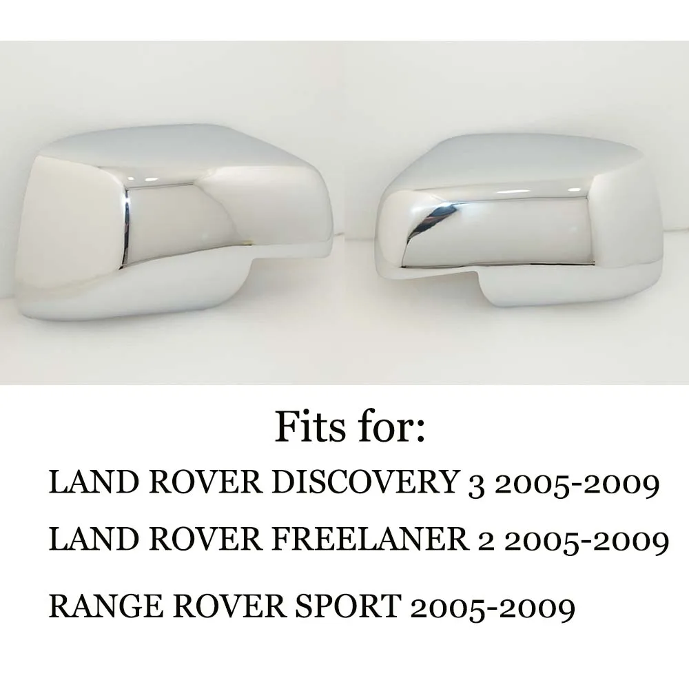 

Хромированный зеркальный чехол для Range Rover Sport Land Rover Discovery 3 Freelander 2 2005-2009