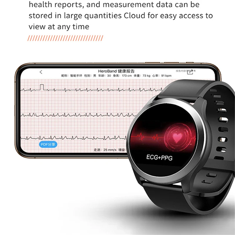 ESEED Z03 Смарт-часы мужские ECG PPG монитор сердечного ритма IP68 водонепроницаемый смарт-часы регулировка яркости смарт-браслет для android