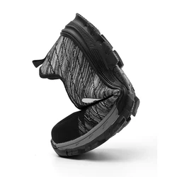 Sapatas de segurança masculinas botas de trabalho respirável sapatos de trabalho para homens de proteção de aço toe cap botas de trabalho indestrutível sapatos de construção