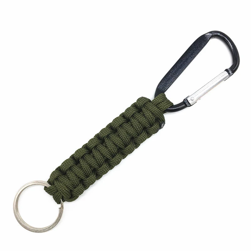 Details about   Outdoor Survival Climbing Key Chain/Umbrella Rope Braided Multifunction 