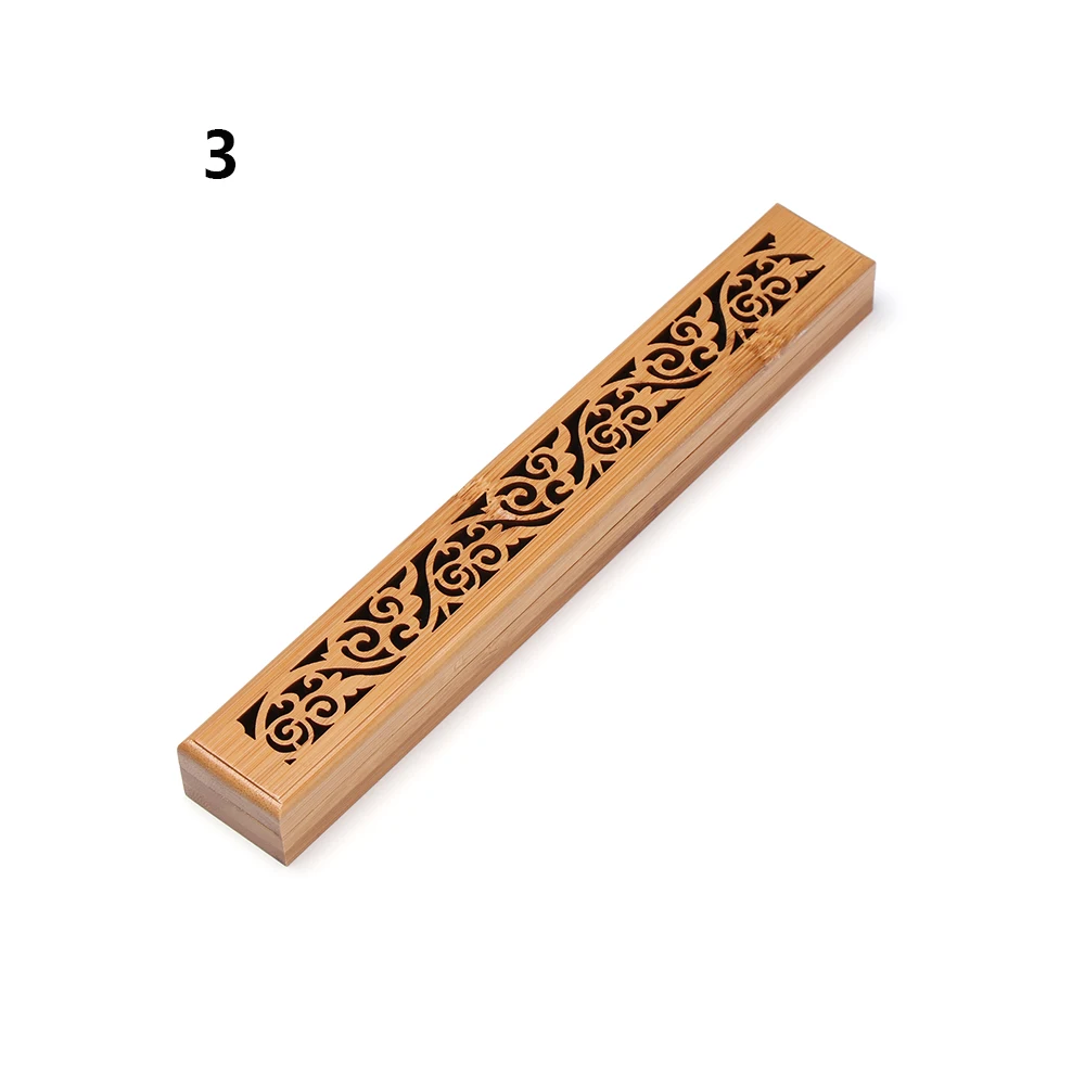 8 типов Ретро буддизм деревянное домашнее украшение Joss-stick вставляется пепельница Курильница держатель для благовоний - Цвет: Type 7