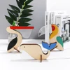 Animals LED Night Light Wood Acrylic Table USB Lights Decorate For Children Baby Kids Bedside Lamp Pelican Sirius Whale Toucan 5