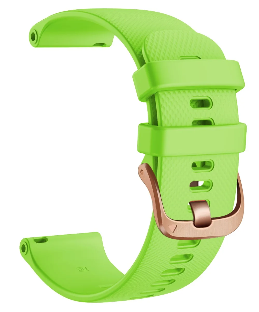 Hot 18/20mm strap for garmin Vivomove 3S/4S/HR/3t smart watch Sport silicone replacement bracelet Wristband accessory EasyFit