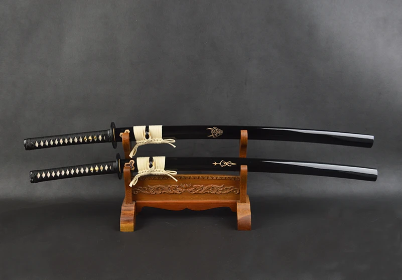 Brandon Swords Kill Bill Jpanese набор самурайских мечей(накладные+ мечи невесты) Полный Тан острый высокоуглеродистой стали ГЛИНА закаленная Катана