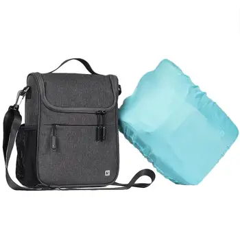 

HobbyLane Multifunction Handlebar Bag 5L Large Capacity MTB Road Bike Front Tube Bag Cycling Shoulder Bag with Waterproof Cover