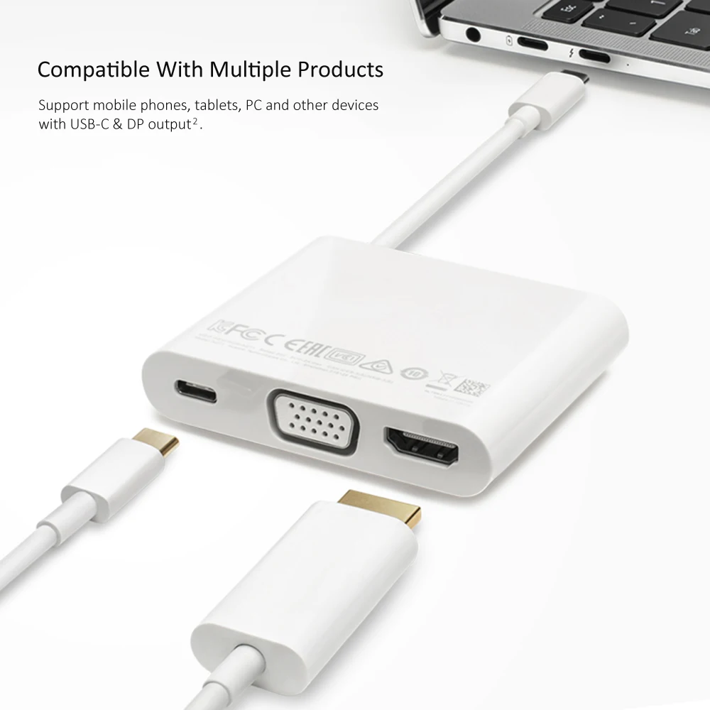Док станция для HUAWEI MateDock 2 USB C концентратор VGA разъем порт зарядки и передачи
