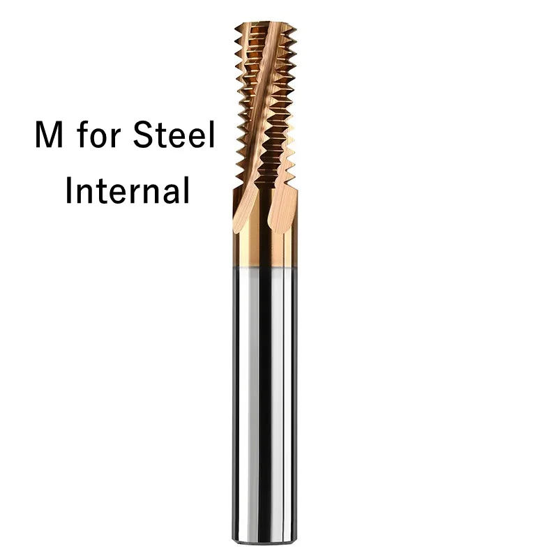 

Metric Internal Thread Milling Cutter For Steel Machining Center End Mill Carbide Tungsten M3 4 5 6 8 10 12 14 16 18 20 24