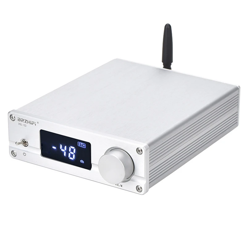 bluetooth 5.0 PGA2310 Remote Control Preamplifier preamp 4 input 1output