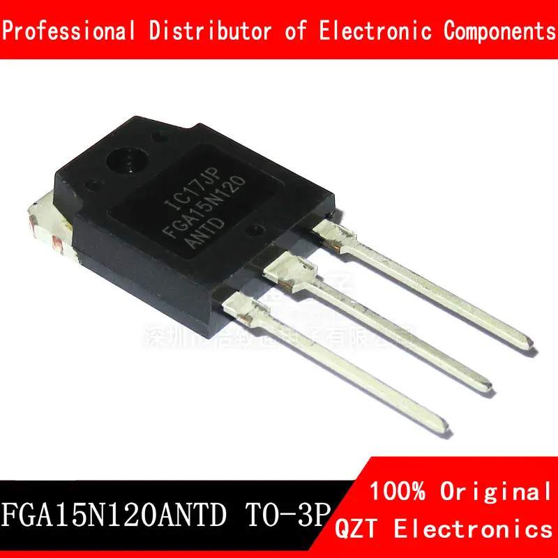 10pcs/lot FGA15N120ANTD TO-3P FGA15N120 15N120 IGBT transistor 1200V NPT Trench new original In Stock