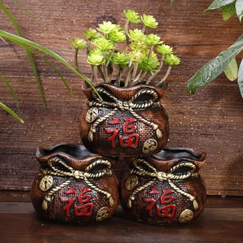 

Ceramic Bonsai Flower Pots Green Plant Vase For Flower Plants For Home Decoration Classica Chinese Ceramic Crafts Garden Art