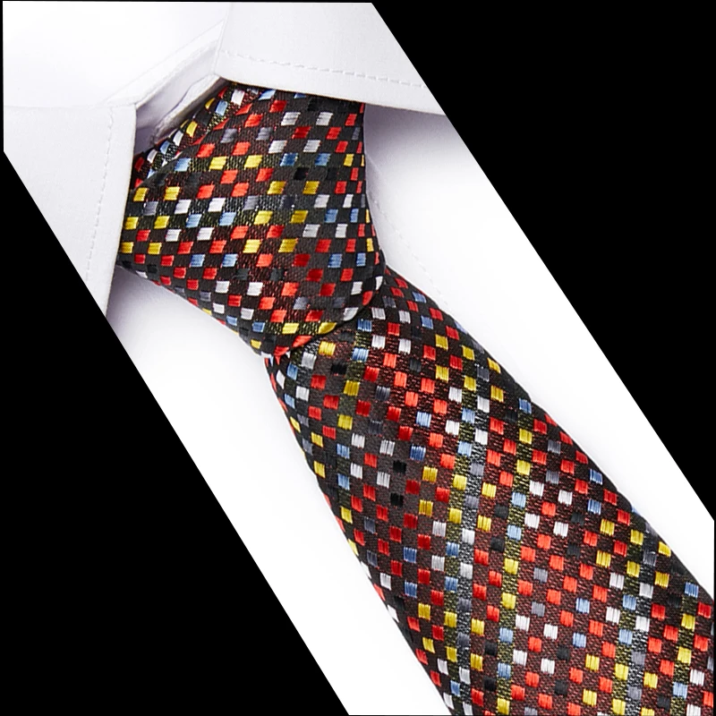 

Business Wedding Ties Jacquard Woven Accessories 100% Silk Men Solid Tie Polka Neck Tie Fashion Neckties Classic Men's Stripe