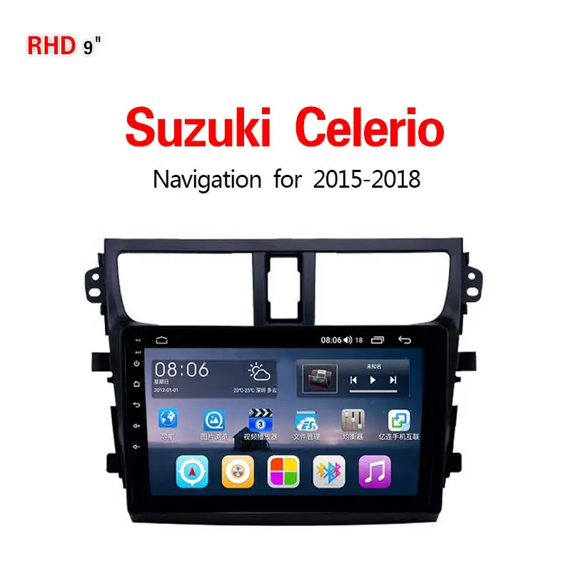 4G8core4G32G Lionet gps-навигация для автомобиля Suzuki Celerio- 9 дюймов RS2021X - Размер экрана, дюймов: 4G8core4G32G