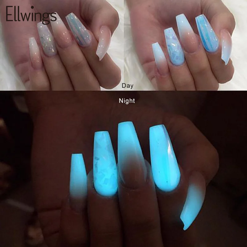 Ellwings-Luminous-Nail-Gel-Polish-Hybrid-Varnish-Night-Glow-In-Dark-Nail-Gel-Fluorescent-Lucky-UV