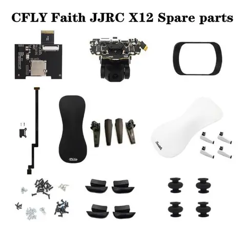CFLY Faith JJRC X12 RC drone Quadcopter Spare parts Lens Three axis platform Screw sleeve shell Image board absorbing ball CFLY Faith JJRC X12 RC drone Quadcopter Spare parts Lens Three axis platform Screw sleeve shell Image board absorbing ball