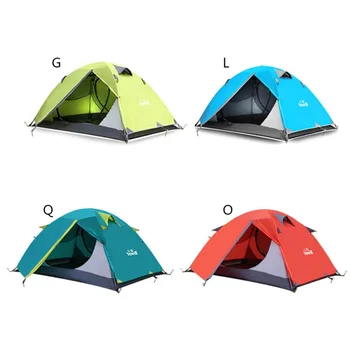 

2 Person Light Camping Tent Backpack Double-layer Portable Hiking Travel Tent