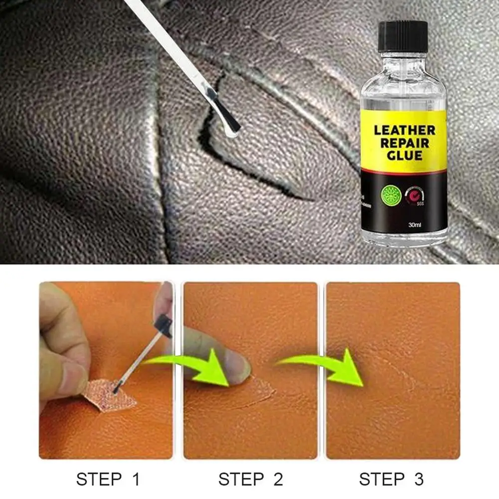Car Glue Repair Glue Universal Glue 30ml/50ml Car Seat Leather Repair Kit Auto Interior Waterproof Adhesive