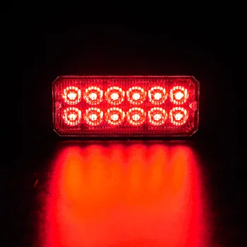 

DC 12V-24V 36W 12 LED Truck Strobe Flashing Light Alarm Lamp Boat Universal
