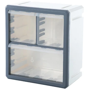 

Plastic Storage Box Cosmetic Organizer Desktop Multi-Layer Drawer Case Tools Bead Rings Jewelry Makeup Organizer