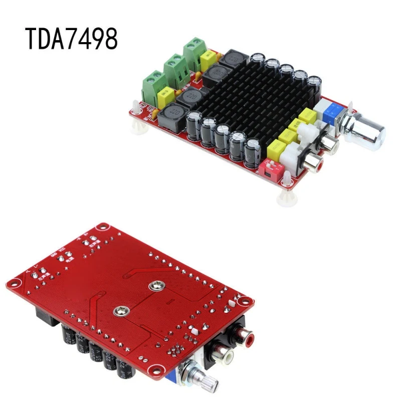 TDA7498 цифровой усилитель мощности 100 Вт+ 100 Вт Поддержка двух каналов стерео аудио усилитель класса D для динамика постоянного тока 15-34 в E4-001