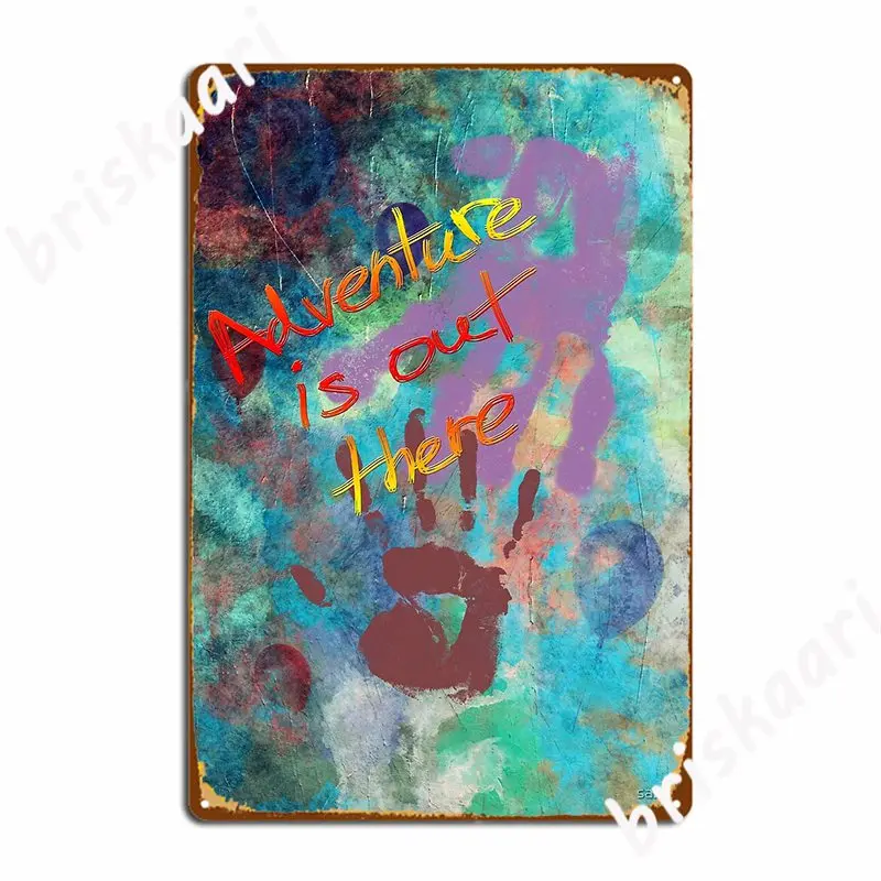 

Up Adventure is Here металлический знак роспись картина смешной кинотеатр гостиная паб Жестяная Табличка на гараж постеры