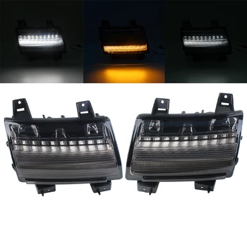

For Jeep Wrangler JL 2018 2019 USA Version European Version LED Side Maker Lights Daytime Running Light Amber Turn Signal Lamp