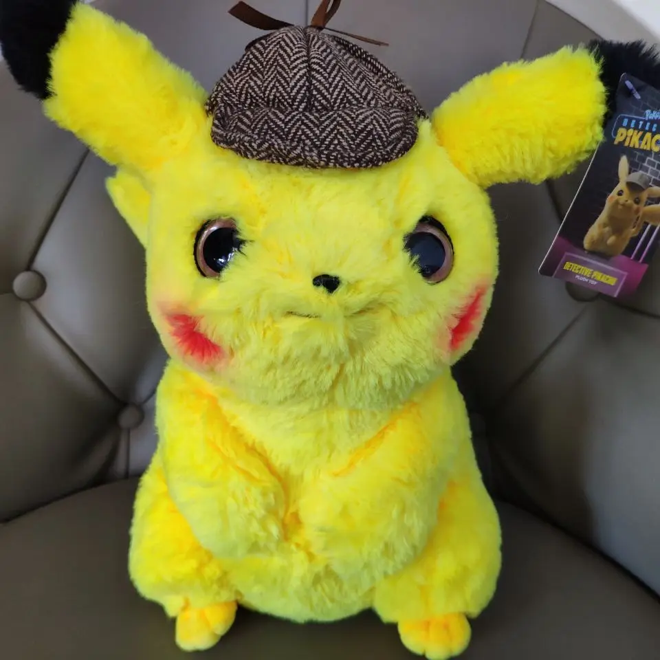 Сыщик Пикачу Psyduck Bulbasaur Mewtwo плюшевый Чаризард игрушки для детей подарок милый коготь машина кукла мягкая чучела фильм