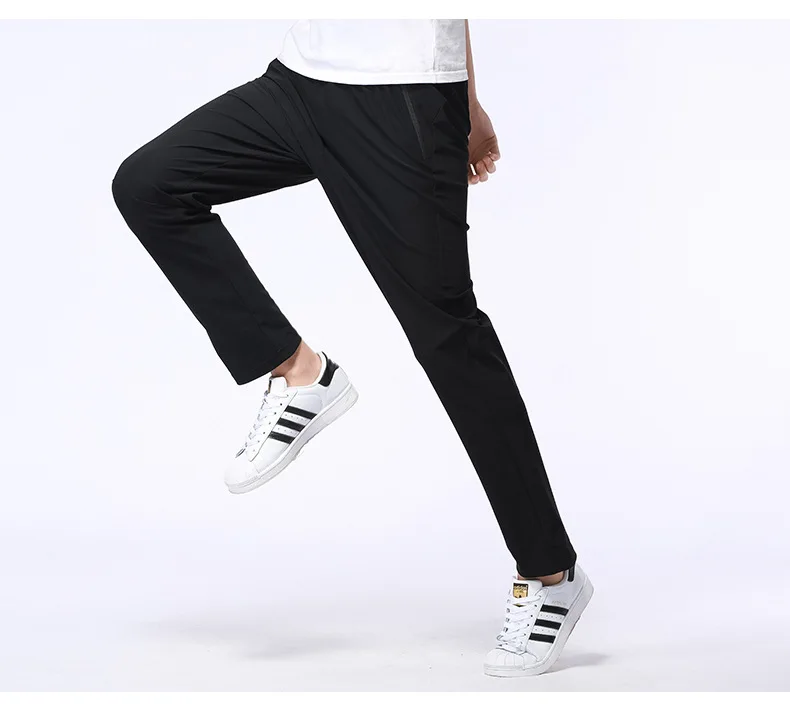 Hot Sales Hot Selling High Quality Four Sides Elasticity Athletic Pants Couples Casual Trousers Thin Versatile Can Be OEM Print