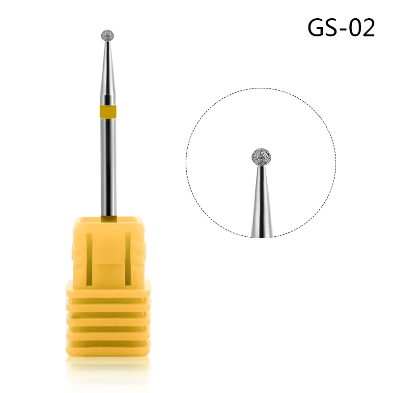 1 шт. 20 типов резиновых силиконовых керамических фрезерных заусенцев для дизайна ногтей, полировочных буферных напильников, электрическая машина, сверло - Цвет: AAW840