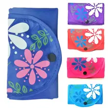 Женская Складная сумка для покупок многоразовая Цветочная сумка Большая вместительная Ткань Оксфорд Повседневная сумка для продуктов прочная дамская сумка