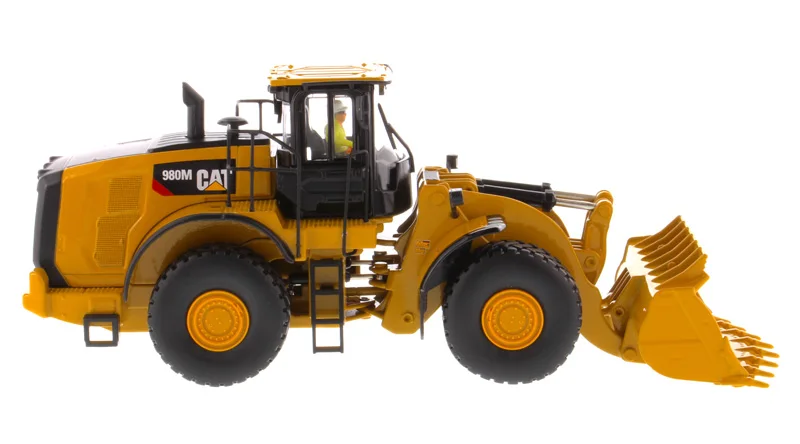 DM-85543 1:50 Cat 980M колесный погрузчик с рок игрушка ведро