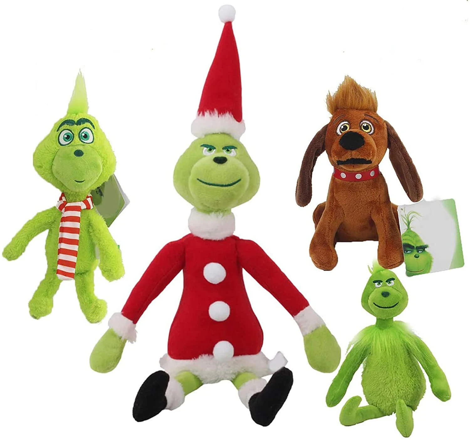 Reneechoグリンチ映画若いグリンチぬいぐるみドクタースースのおもちゃクリスマスギフト子供グリンチサンタ犬の人形のおもちゃ Costume Props Aliexpress