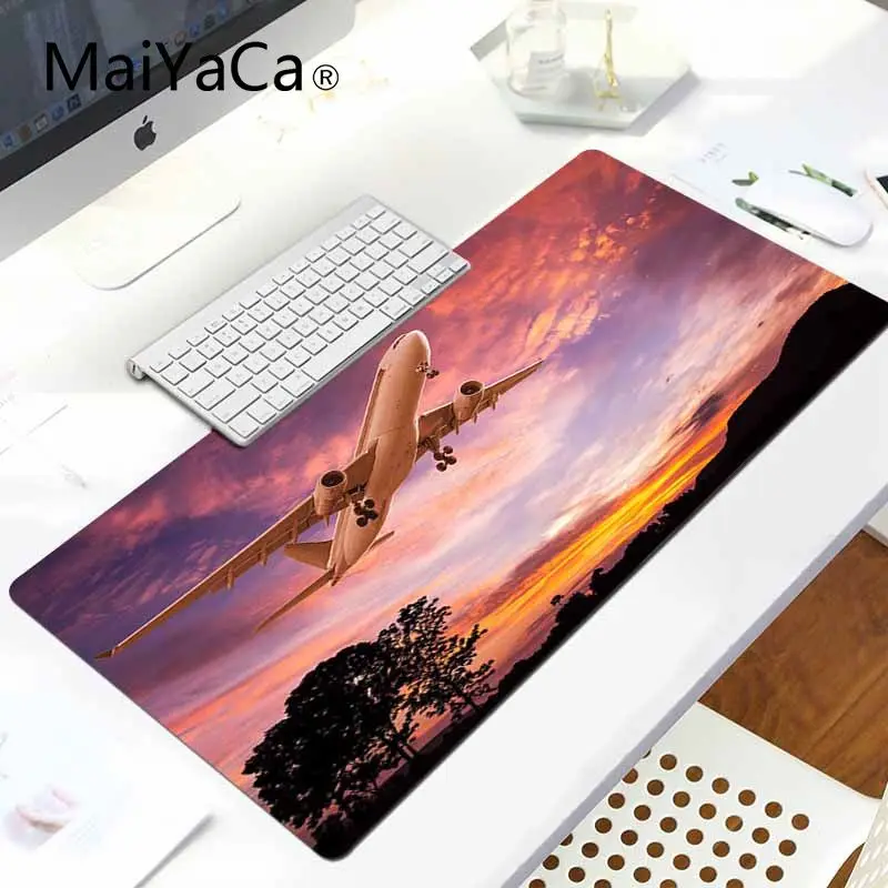 MaiYaCa,, Комфортный коврик для мыши в самолете, игровой коврик для мыши, игровой коврик для ноутбука, коврик для мыши, игровой коврик для мыши - Цвет: LockEdge 30x80cm