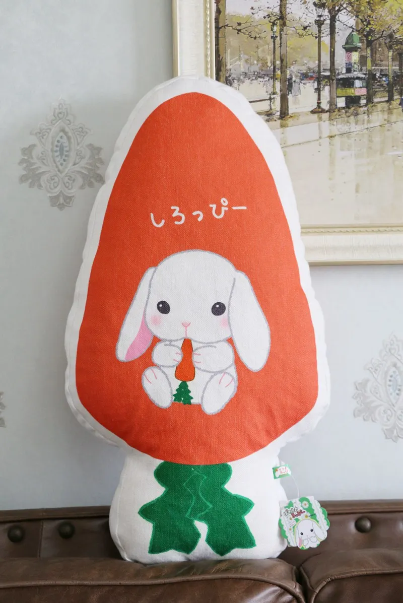 Rabbit Моделирование хомяк кролик подушки из альпаки мультфильм двойной печати животных диван подарки куклы детские игрушки - Цвет: Rabbit