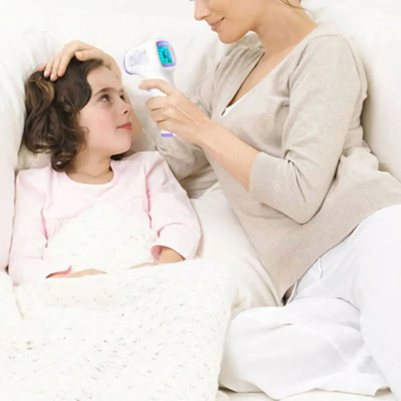 

Digital LCD Infrared Baby Forehead Thermometer Heating Fever Temperature Baby Adult Non-Contact Body Thermometer Baby Care