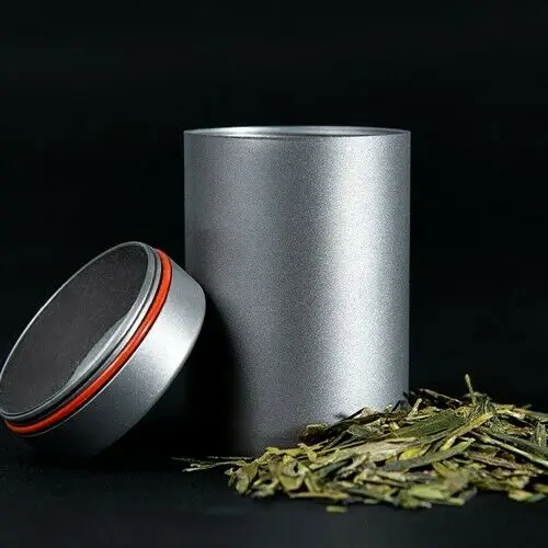 180ML Reinem Titan Flasche Tee Lagerung Dosen Gläser Luftdicht Kaffee Tee Container – Detail 4