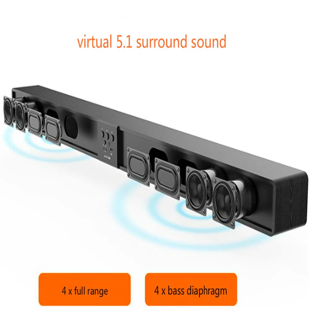 Home theater audio system column 5.1 speakers
