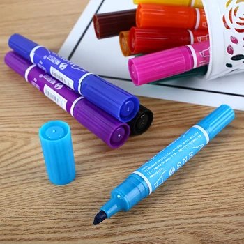 

Art Drawing Pen Graffiti Paint Marker Double Tips Marker Pens Marking Calligraphy Writing Sketching DVD Smooth Kids Coloring