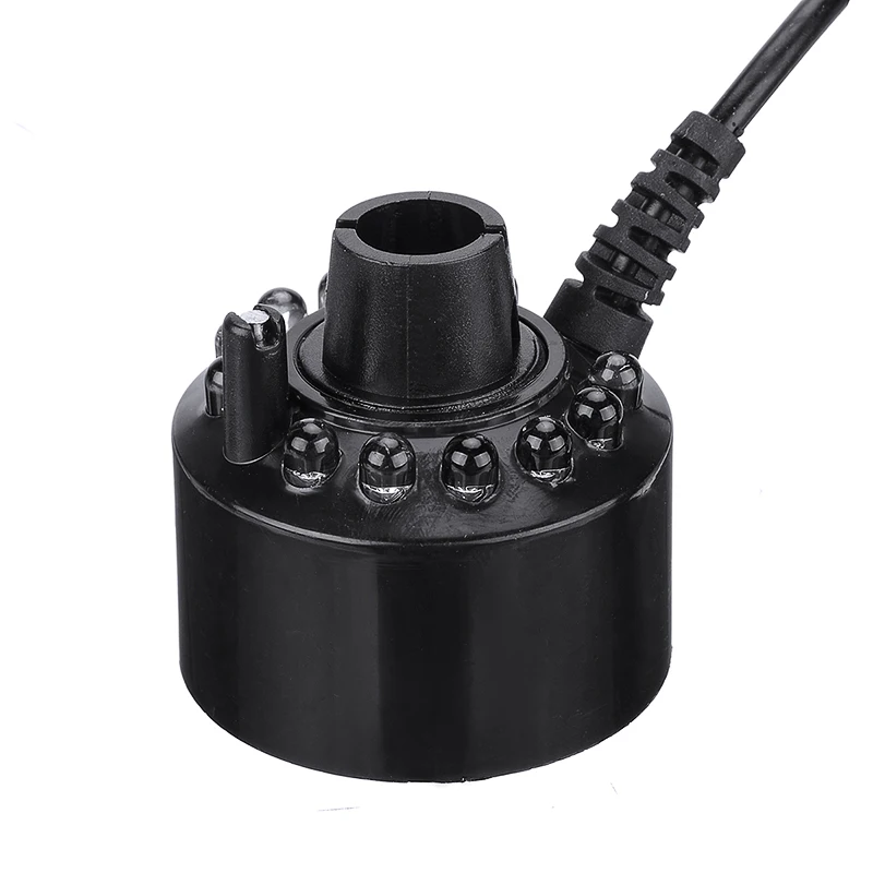 12 LED Ultrasonic Mist Maker Water Aquarium Fogger Sprayers Garden Fish Tank Fountain Atomizer Humidifier Mist Tools UK Plug-5
