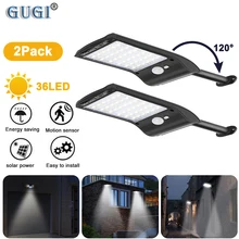 1/2/4 шт. Открытый 36 светодиодный солнечный Мощность светильник Водонепроницаемый светодиодный солнечный светильник с движения PIR Сенсор уличный фонарь на солнечной лампы для садовой дорожки