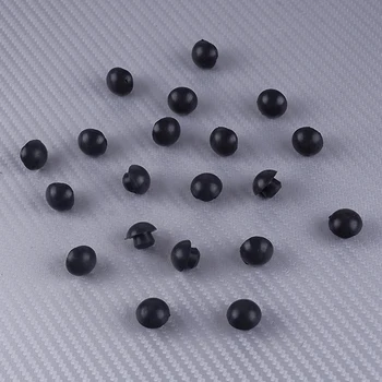 

DWCX 20pcs Black Rubber Car Tool 2 Tons Horizontal Jack Hydraulic Rod Filler Plug Plunger 8mm Accessory