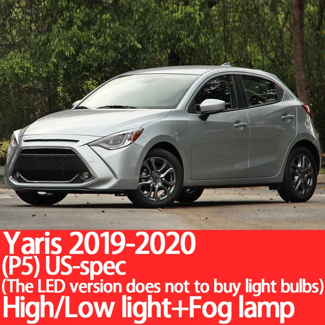 YNFOM LED headlights kit for Toyota Yaris,Echo P1-P15 1999-2020 Low beam,High beam,fog lamp,car accessories,car headlight bulbs 2019-2020 P5 US
